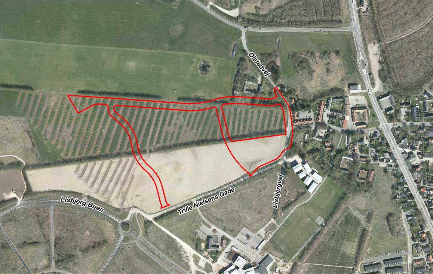 Lokalplanafgrænsning til lokalplan 1146