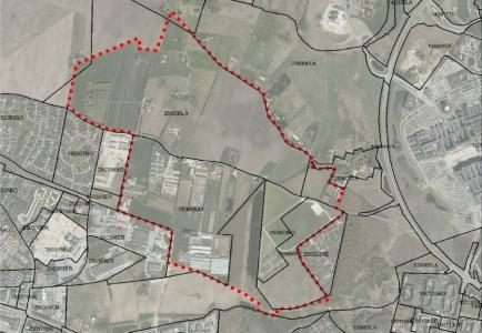 Afgrænsning af byudviklingsområdet i Marienlyst