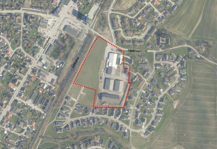 Boligområde ved Hjelmagervej i Løgten