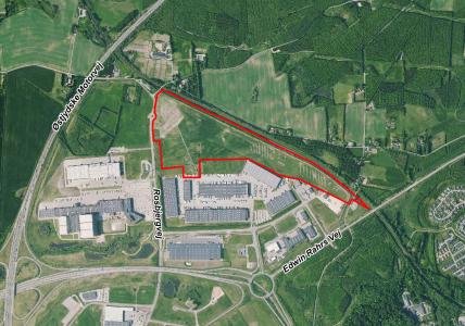 Kort over nyt DSB værksted