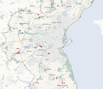 Kort over fornyet vandindvindingstilladelse