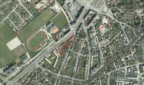 Kort over Skanderborgvej 215-223, Viby