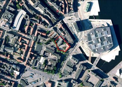 Afgrænsningskort til lokalplan 1124