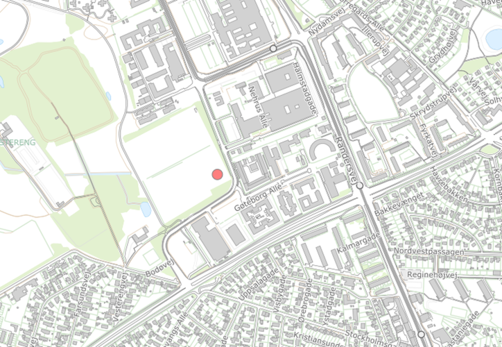 Kort over projektområde
