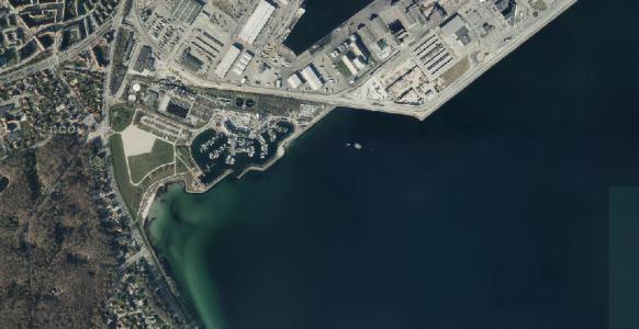 Luftfoto af planområdet