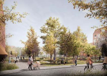 visualisering Pier 3 parken