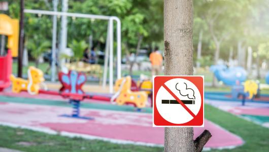 Røgfrie udearealer legeplads