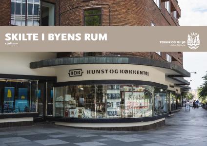 Skilte i byens rum