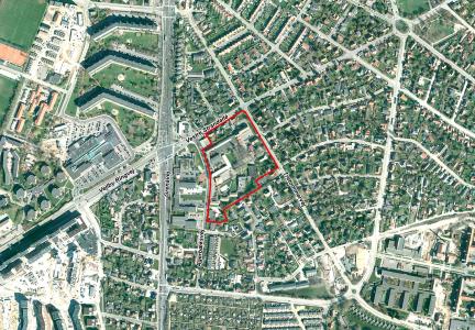 Afgrænsning på lokalplan nr. 1125