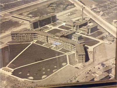 historisk billede af amtssygehuset