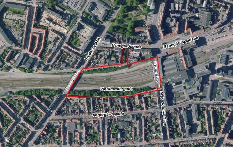 Kort over banegraven