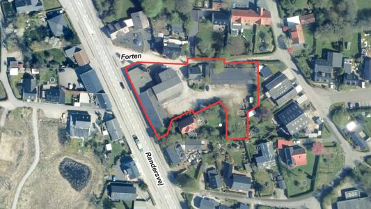 luftfoto af lokalplanområdet