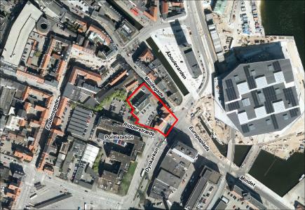 ortofoto oversigt over området  