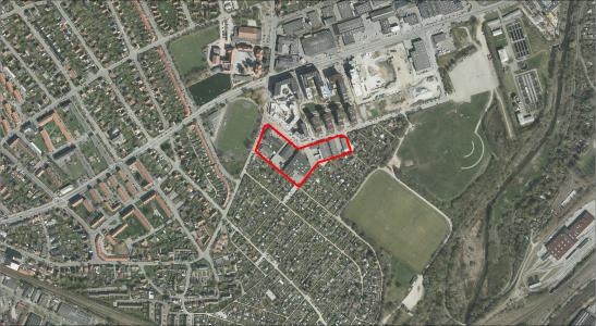 Luftfoto Lokesvej Åbyhøj