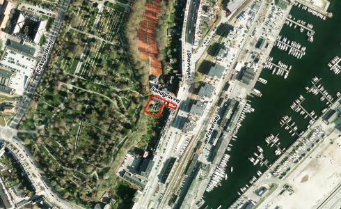 Kort over Sandgravvej