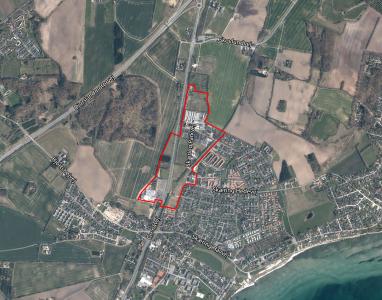 Kort over Skæring Nord