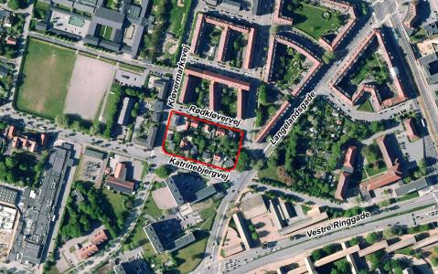 Kort over Rødkløvervej