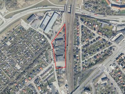 luftfoto for Bjørnholms Allé