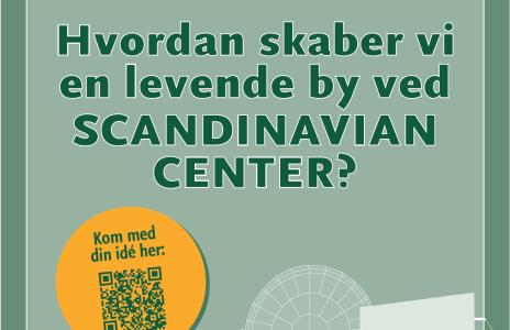 Udsnit af skilt, der stod i området med link til digital dialog