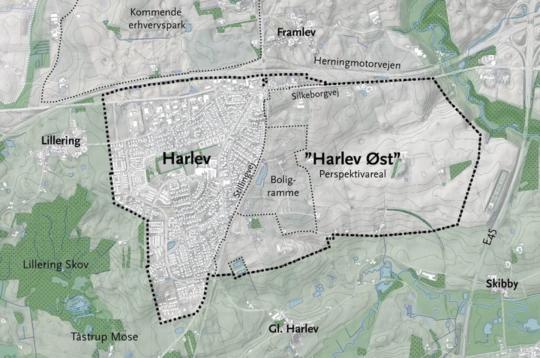 Oversigtskort Harlev